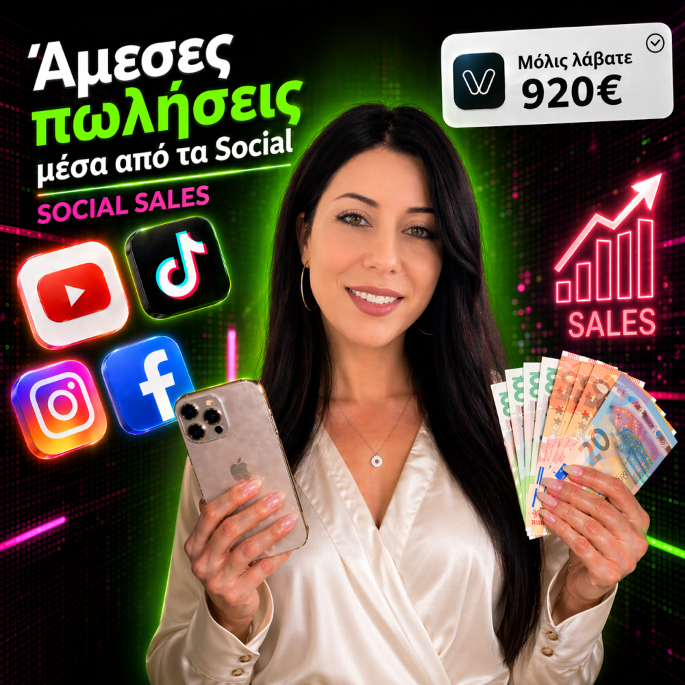 New: SOCIAL SALES | Άμεσες πωλήσεις μέσα από τα social